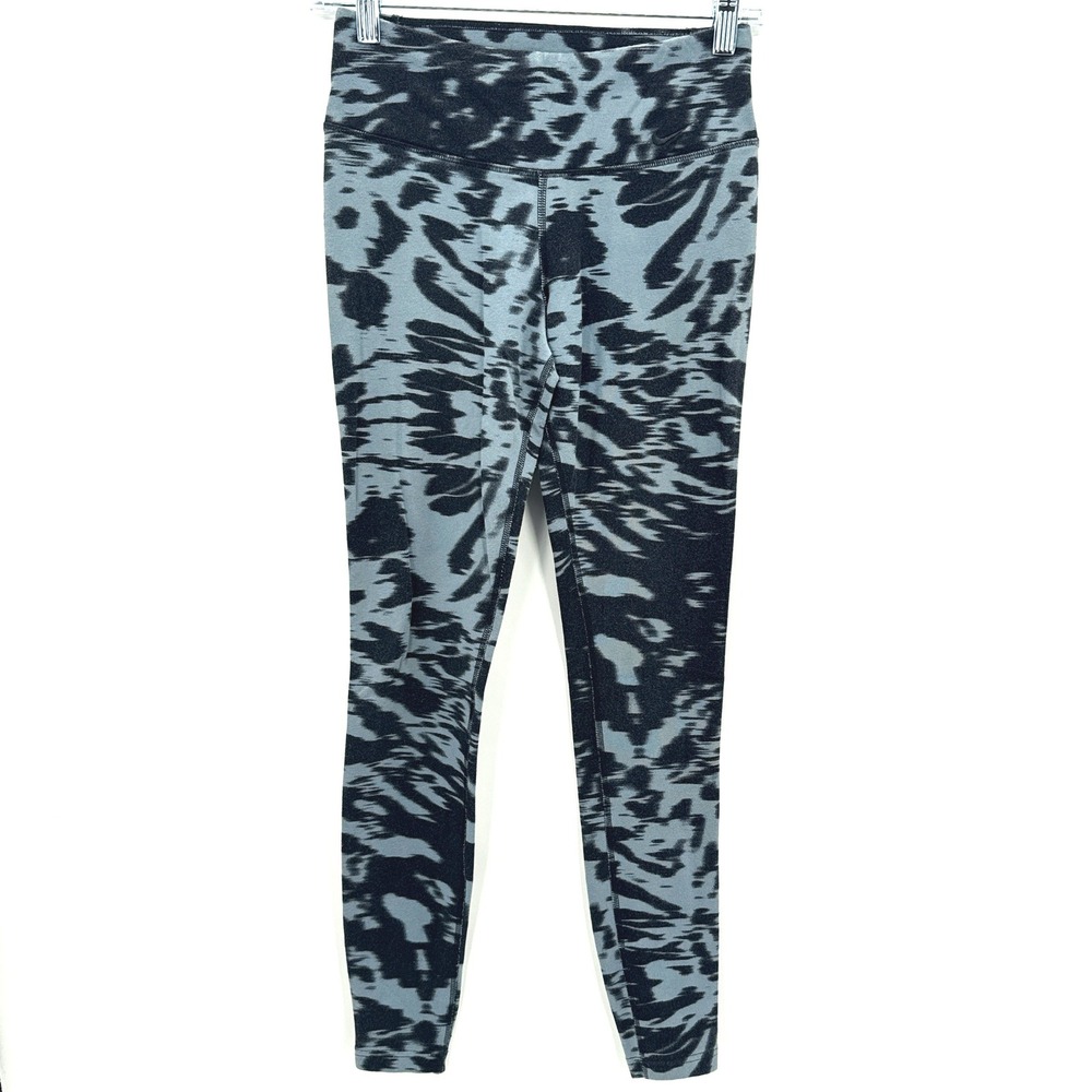 Nike Dri-Fit Women's‎ XS Black Gray Tie Dye Leggings Workout Athletic Activewear